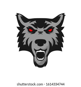 Animal head mascot logo gaming
