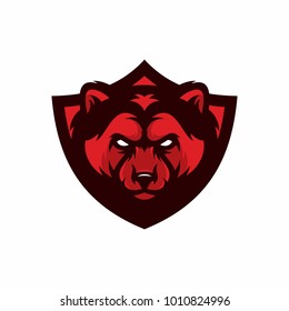 Animal Head - Wolf - vector logo/icon illustration mascot