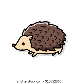 animal Hedgehog doodle