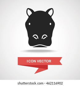 animal hippo icon
