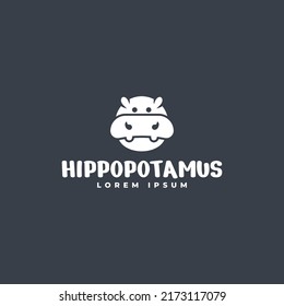 Animal Hippopotamus Creative logo Template