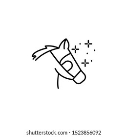 Animal horse icon. Element of horseback riding