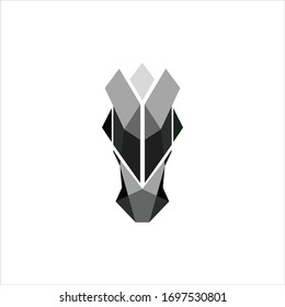 Animal horse logo vector design template