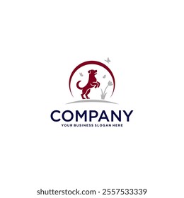 animal hospital logo design with pet shop