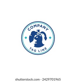 Animal Hospital logo icon vector template.eps