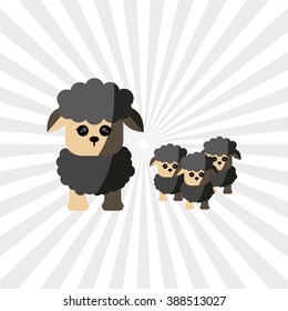 Animal icon design 