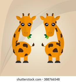 Animal icon design 