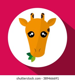 Animal icon design 