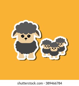 Animal icon design 