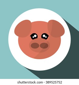 Animal icon design 