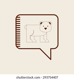 animal icon design, vector illustration eps10 graphic 