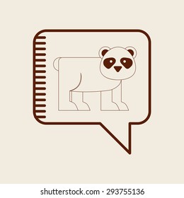 animal icon design, vector illustration eps10 graphic 