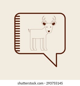 animal icon design, vector illustration eps10 graphic 