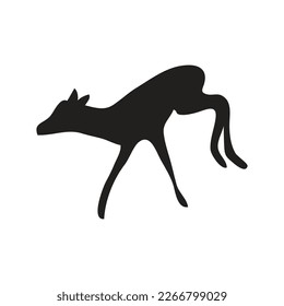 Animal icon in flat style. Animal vector illustration on white isolated background. Business concept.