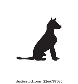 Animal icon in flat style. Animal vector illustration on white isolated background. Business concept.