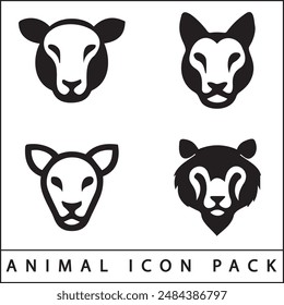 Animal Icon Pack with Vector File