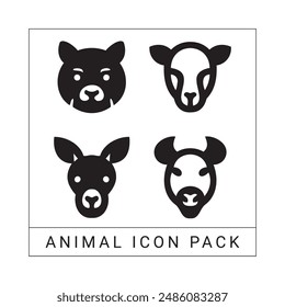 Animal Icon Pack With Vector Files