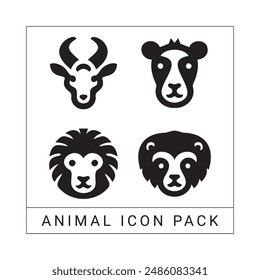 Animal Icon Pack With Vector Files