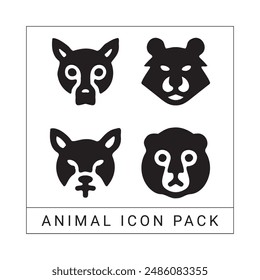 Animal Icon Pack With Vector Files