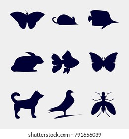 animal icon set