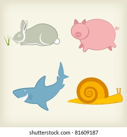 Animal icon set 3