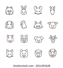 animal icon. animal set symbol vector elements for infographic web.