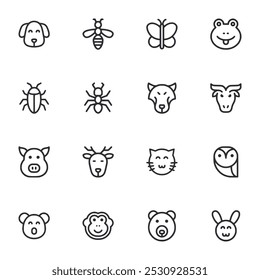 Animal icon set vector illustration