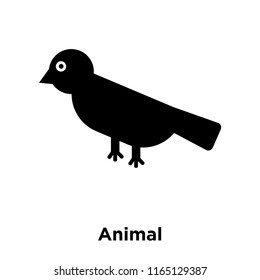 Animal icon vector isolated on white background, Animal transparent sign , black symbols