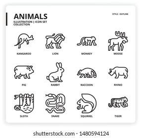 Animal icon  for web design, book, magazine, poster, ads, app, etc.