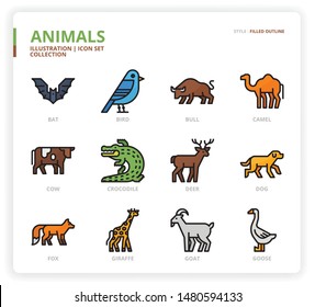 Animal icon  for web design, book, magazine, poster, ads, app, etc.