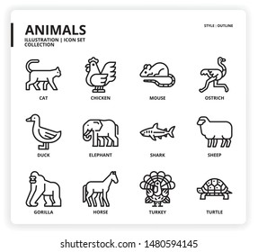 Animal icon  for web design, book, magazine, poster, ads, app, etc.