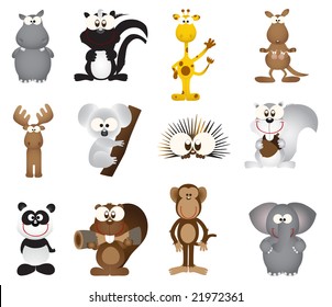 Animal icons (vector)