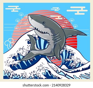 animal illustration design for sukajan is mean japan traditional cloth or t-shirt with digital hand drawn Embroidery Men T-shirts Summer Casual Short Sleeve Hip Hop T Shirt Streetwear