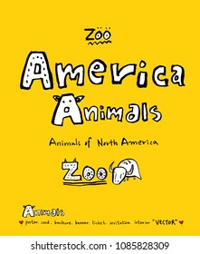 Animal illustration / Hand drawn Zoo sketch