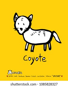 Animal illustration / Hand drawn Zoo sketch