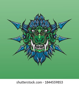 Animal Illustration Vector Art. Perfect for T-shirt design, tattoos, stickers, etc.