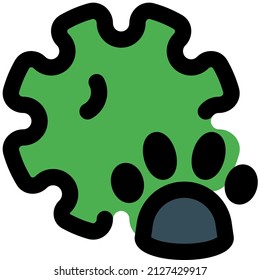 animal infectado con un coronavirus que causa la propagación