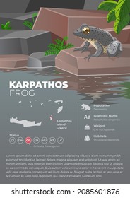 Animal Infographic Series - Karpathos Frog