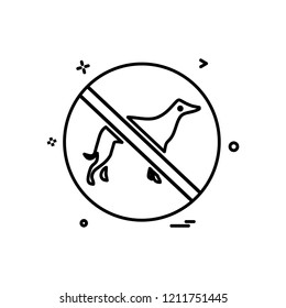 Animal killing icon design vector