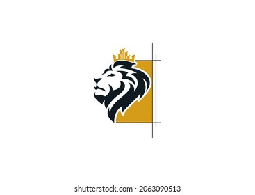 Animal Leon Logo Design  Vector King 