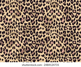 
animal leopard background trendy cat print, seamless vector design