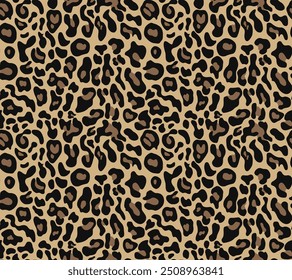 Estampado de Vector de diseño de leopardo animal sin costuras, fondo urbano con estilo