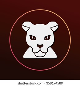 animal leopard icon