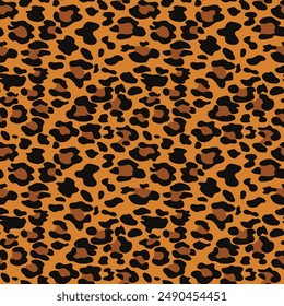 
animal leopard pattern texture vector design, fashionable print for textiles