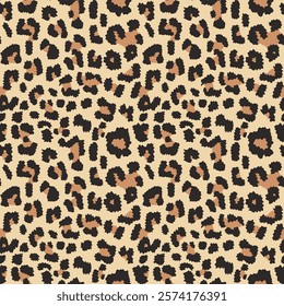 
animal leopard print, modern fashion wild cat design, seamless pattern with leopard spots