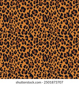 animal leopard print, pattern repeat, wild cat design, leather texture vector