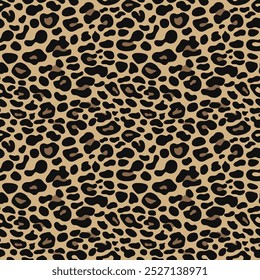 
Vector con estampado de leopardo estampado clásico textil sin costuras