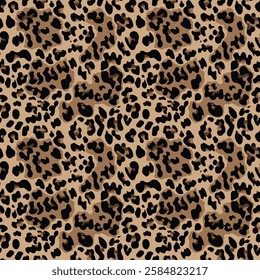 
animal leopard print, wild cat seamless texture, spot design, stylish background