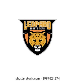 Animal Leopard Sports Logo Mascot esport Template Vector