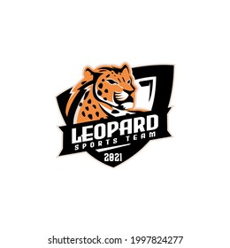 Animal Leopard Sports Logo Mascot esport Template Vector